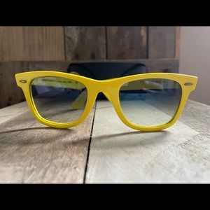 Yellow Ray-Ban Sunglasses